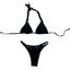 THIGHBRUSH® SWIM - Women's Buckle Grommet Bikini - Black