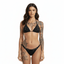 THIGHBRUSH® SWIM - Women's Buckle Grommet Bikini - Black