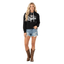 THIGHBRUSH® - RIDE IT LIKE A RODEO - Cropped Hooded Sweatshirt