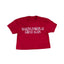 THIGHBRUSH® - MAKING FOREPLAY GREAT AGAIN - Women's Cropped T-Shirt - Red 2.0