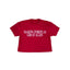THIGHBRUSH® - MAKING FOREPLAY GREAT AGAIN - Women's Cropped T-Shirt - Red 2.0