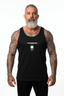 THIGHBRUSH® GRILLMASTER - I Like Mine PINK in the Middle - Men's Tank Top - Black
