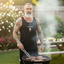 THIGHBRUSH® GRILLMASTER - I Like Mine PINK in the Middle - Men's Tank Top - Black