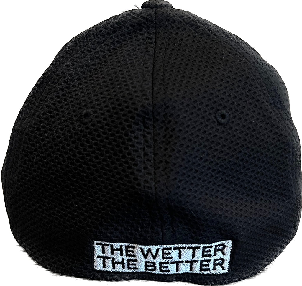 THIGHBRUSH® - THE WETTER THE BETTER - Cool and Dry FlexFit Hat - Black