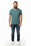 THIGHBRUSH® - Embroidered Men's V-Neck T-Shirt - Face Logo