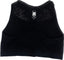 THIGHBRUSH® - Women's Mesh Front Bra Top - Black