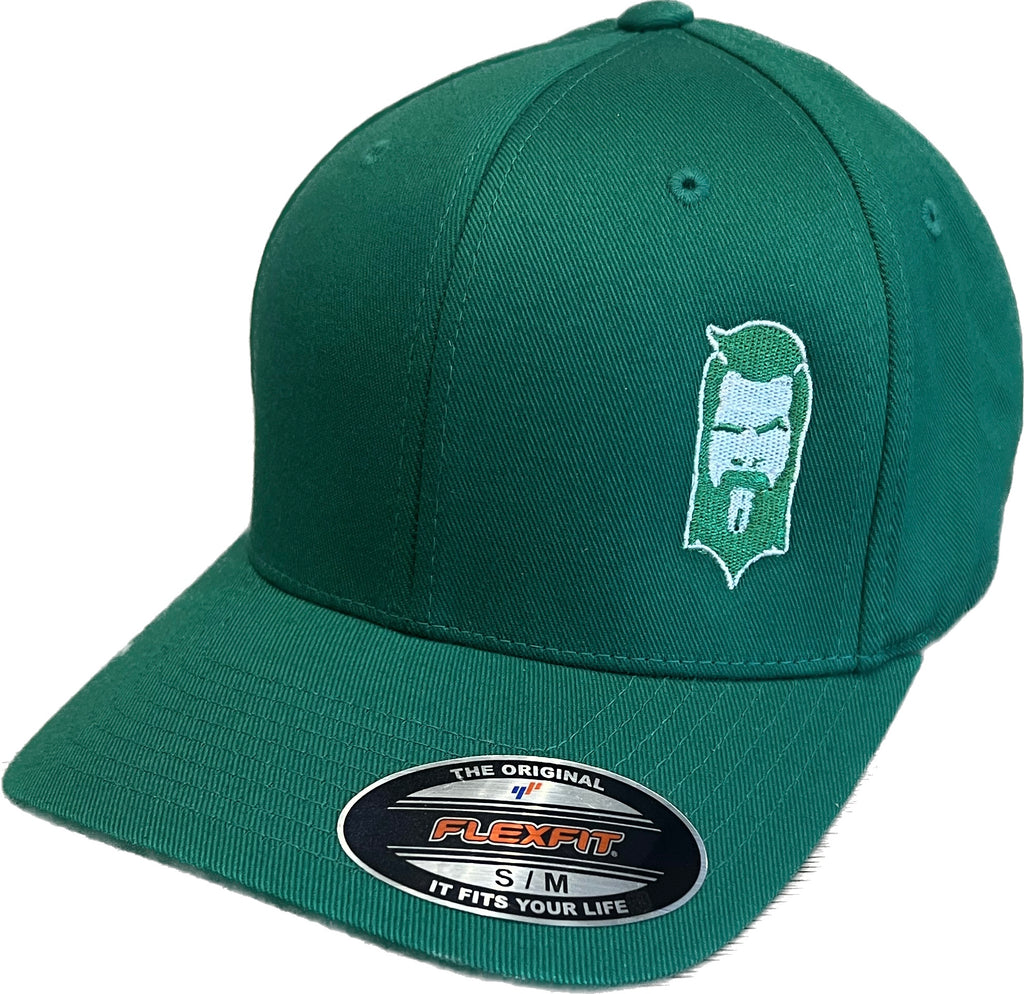 THIGHBRUSH® - FlexFit Hat - Kelly Green and White