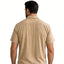 THIGHBRUSH® LOUNGE "Happy Hour 6-9 Daily" Men's Resort Shirt - Khaki