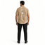 THIGHBRUSH® LOUNGE "Happy Hour 6-9 Daily" Men's Resort Shirt - Khaki