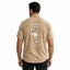 THIGHBRUSH® LOUNGE "Happy Hour 6-9 Daily" Men's Resort Shirt - Khaki