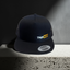 THIGHBRUSH® - DOUBLE TAKE - Flat Bill Trucker Snapback Hat - Black