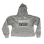 NO BEARD NO BOOTY® COLLECTION by THIGHBRUSH® - Cropped Hooded Sweatshirt - Grey