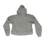 NO BEARD NO BOOTY® COLLECTION by THIGHBRUSH® - Cropped Hooded Sweatshirt - Grey