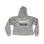 NO BEARD NO BOOTY® COLLECTION by THIGHBRUSH® - Cropped Hooded Sweatshirt - Grey