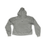 NO BEARD NO BOOTY® COLLECTION by THIGHBRUSH® - Cropped Hooded Sweatshirt - Grey