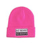 NO BEARD NO BOOTY® COLLECTION by THIGHBRUSH® - Cuffed Beanies - Hot Pink