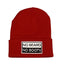 NO BEARD NO BOOTY® COLLECTION by THIGHBRUSH® - Cuffed Beanies - Red