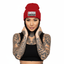 NO BEARD NO BOOTY® COLLECTION by THIGHBRUSH® - Cuffed Beanies - Red