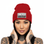 NO BEARD NO BOOTY® COLLECTION by THIGHBRUSH® - Cuffed Beanies - Red