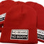 NO BEARD NO BOOTY® COLLECTION by THIGHBRUSH® - Cuffed Beanies - Red