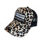NO BEARD NO BOOTY® COLLECTION by THIGHBRUSH® - Ponytail Trucker Snapback Hat - Leopard