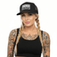 NO BEARD NO BOOTY® COLLECTION by THIGHBRUSH® - Trucker Snapback Hat - Black - Flat Bill