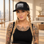 NO BEARD NO BOOTY® COLLECTION by THIGHBRUSH® - Flat Bill Trucker Snapback Hat - Black