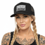 NO BEARD NO BOOTY® COLLECTION by THIGHBRUSH® - Trucker Snapback Hat - Black - Flat Bill