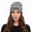NO BEARD NO BOOTY® COLLECTION by THIGHBRUSH® - Un-Cuffed Beanies - Heather Grey