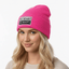NO BEARD NO BOOTY® COLLECTION by THIGHBRUSH® - Un-Cuffed Beanies - Hot Pink