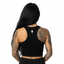 NO BEARD NO BOOTY® COLLECTION by THIGHBRUSH® - Women's Cropped Tank Top - Black