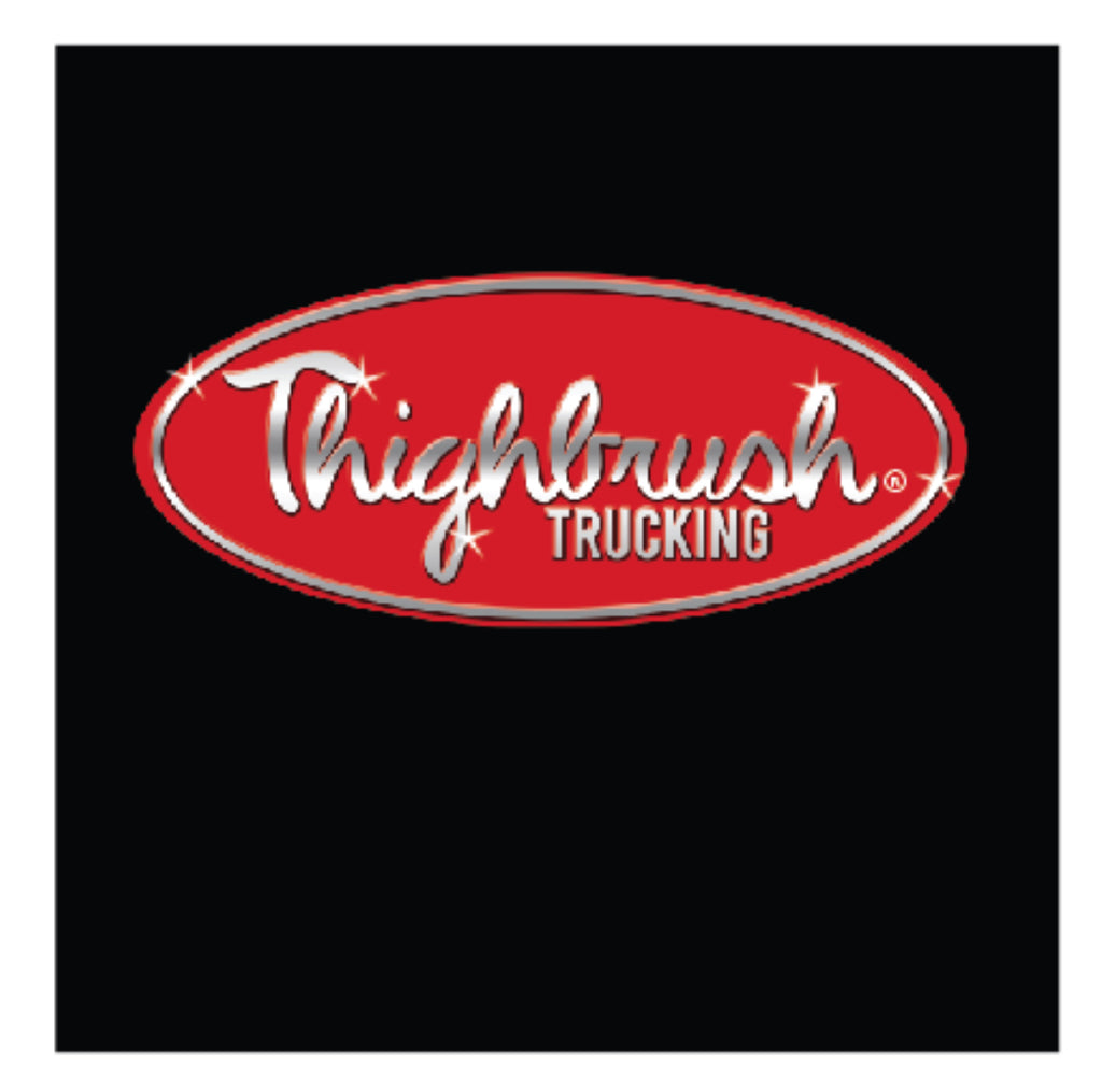 THIGHBRUSH® TRUCKING - DROPPING LOADS - Men's T-Shirt - Black