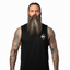 THIGHBRUSH® - 69% ER™ DIAMOND COLLECTION - Men's Sleeveless T-Shirt - Black