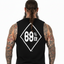 THIGHBRUSH® - 69% ER™ DIAMOND COLLECTION - Men's Sleeveless T-Shirt - Black