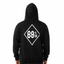THIGHBRUSH® - 69% ER™ DIAMOND COLLECTION - Unisex Hooded Sweatshirt - Black