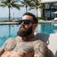 THIGHBRUSH - BAD HOMBRE - RECTANGULAR SUNGLASSES