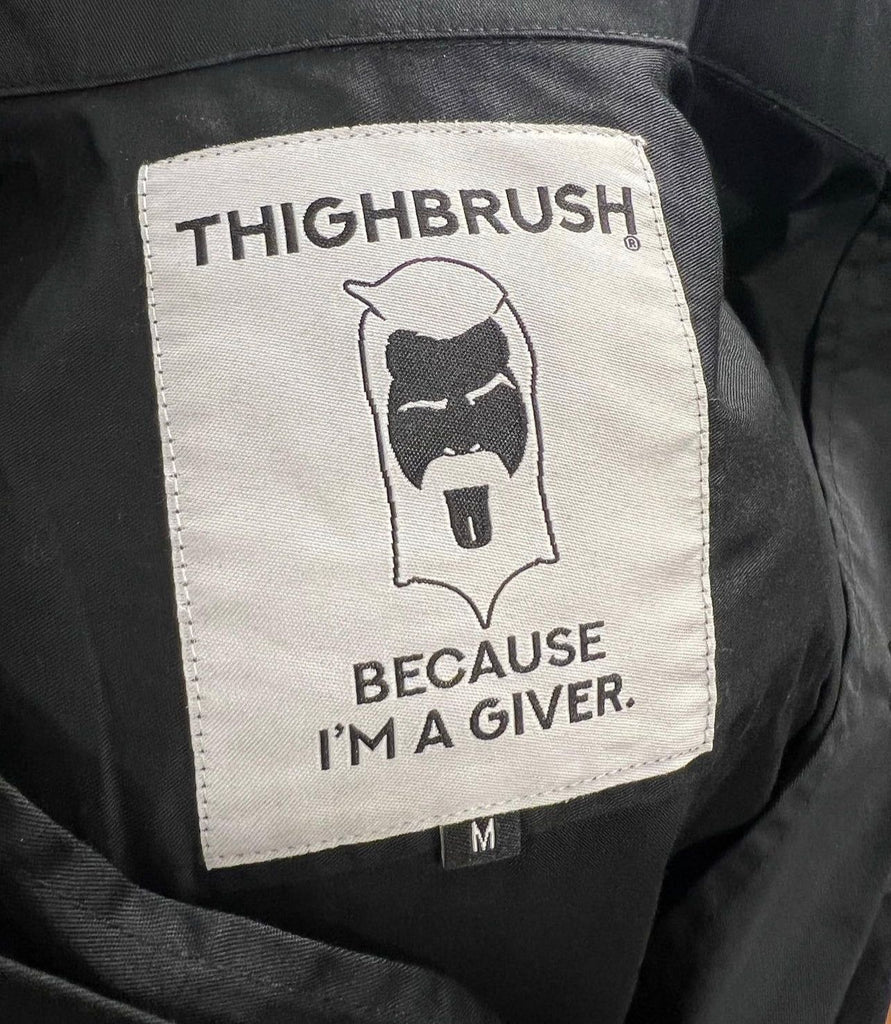 THIGHBRUSH® - BECAUSE I'M A GIVER - Men's Work Shirt - Black - THIGHBRUSH® - THIGHBRUSH® 
