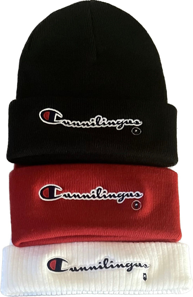 THIGHBRUSH® - CUNNILINGUS - Cuffed Beanies - THIGHBRUSH® - THIGHBRUSH® 