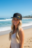THIGHBRUSH® - DOUBLE TAKE - Flat Bill Trucker Snapback Hat - Black