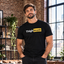 THIGHBRUSH® - DOUBLE TAKE - Men's T-Shirt - Black