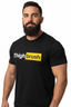 THIGHBRUSH® - DOUBLE TAKE - Men's T-Shirt - Black