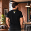 THIGHBRUSH® - DOUBLE TAKE - Men's T-Shirt - Black
