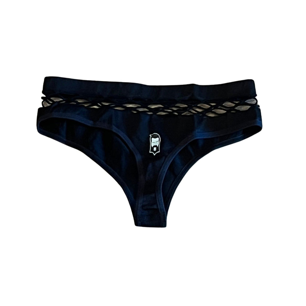 THIGHBRUSH® - Fishnet Thong Underwear - Black - THIGHBRUSH® - THIGHBRUSH® 