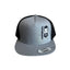 THIGHBRUSH® - Flat Bill Trucker Snapback Hat - Heather Grey and Black