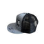 THIGHBRUSH® - Flat Bill Trucker Snapback Hat - Heather Grey and Black
