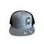 THIGHBRUSH® - Flat Bill Trucker Snapback Hat - Heather Grey and Black