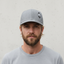 THIGHBRUSH® - FlexFit Hat - Heather Grey and White