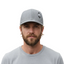 THIGHBRUSH® - FlexFit Hat - Heather Grey and White