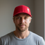 THIGHBRUSH® - Fitted Hat - Red and White
