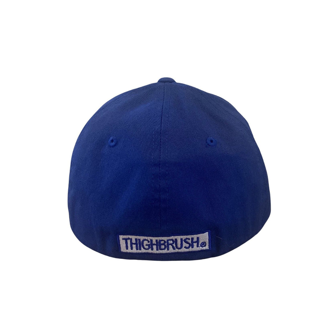 THIGHBRUSH® - FlexFit Hat - Royal Blue and White - THIGHBRUSH® - THIGHBRUSH® 